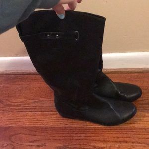 Black boots